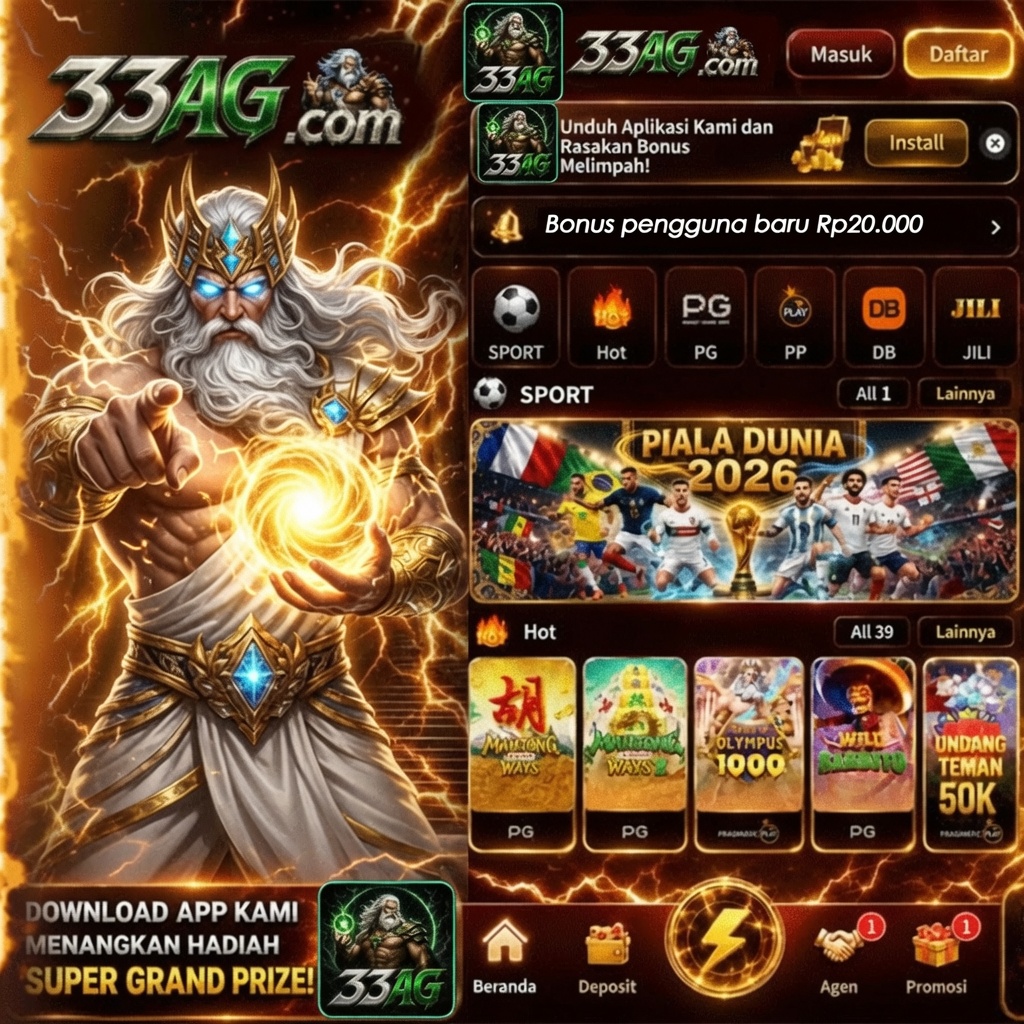 33AG - Permainan Slot Online