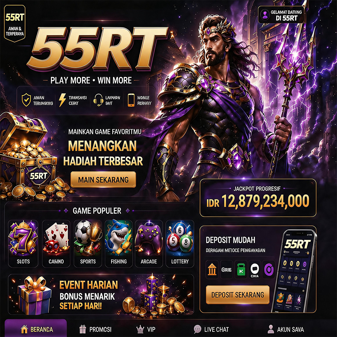 55RT - Situs Resmi Slot Online dan Pilihan Game PG Soft