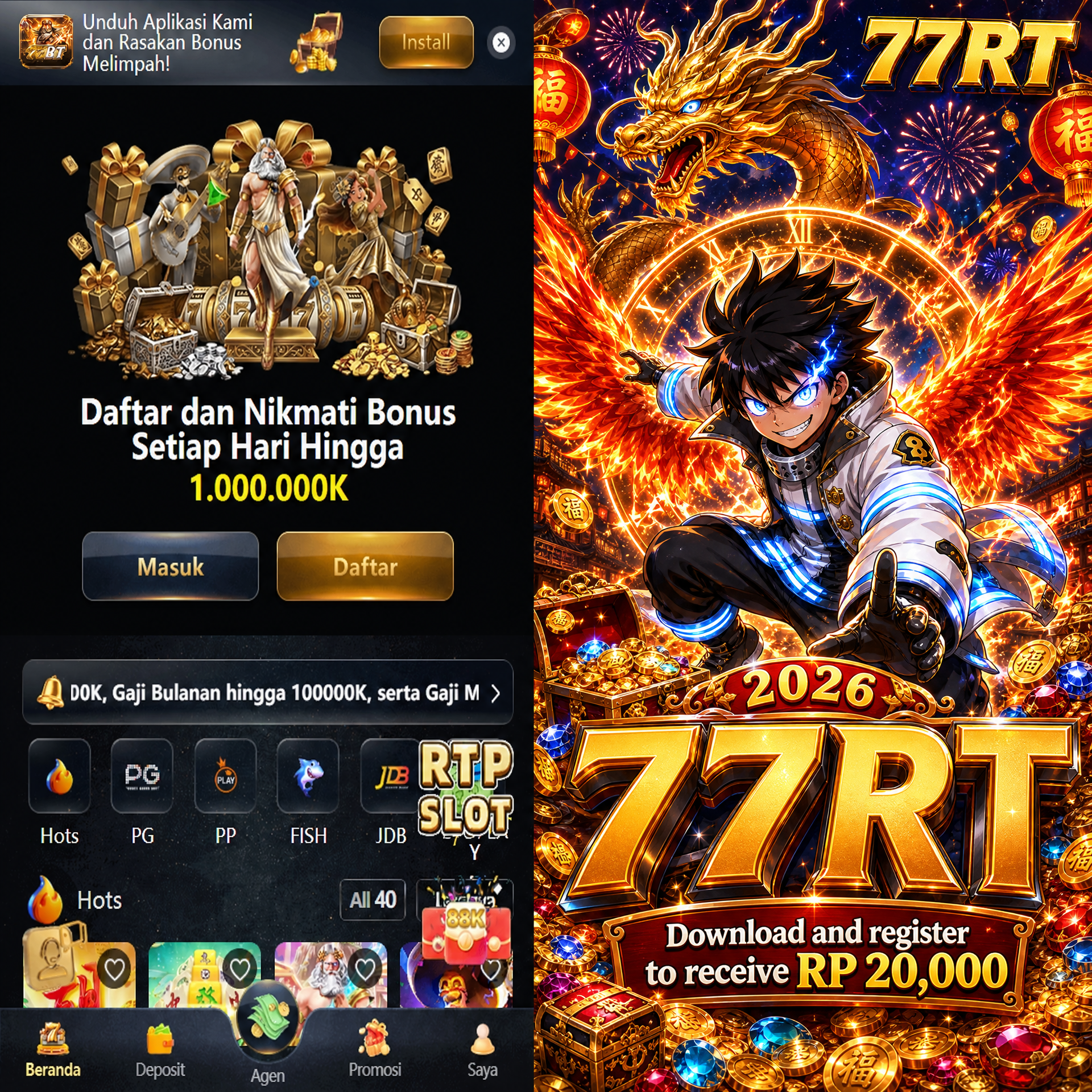 77RT - Situs Resmi Slot Online dari Berbagai Provider