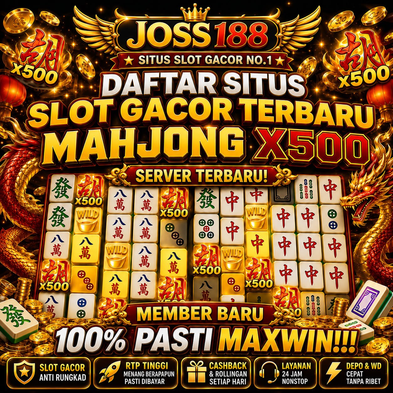 JOSS188 - Dowdload & Install Aplikasi Slot Asli Minimal Bet 400 Perak