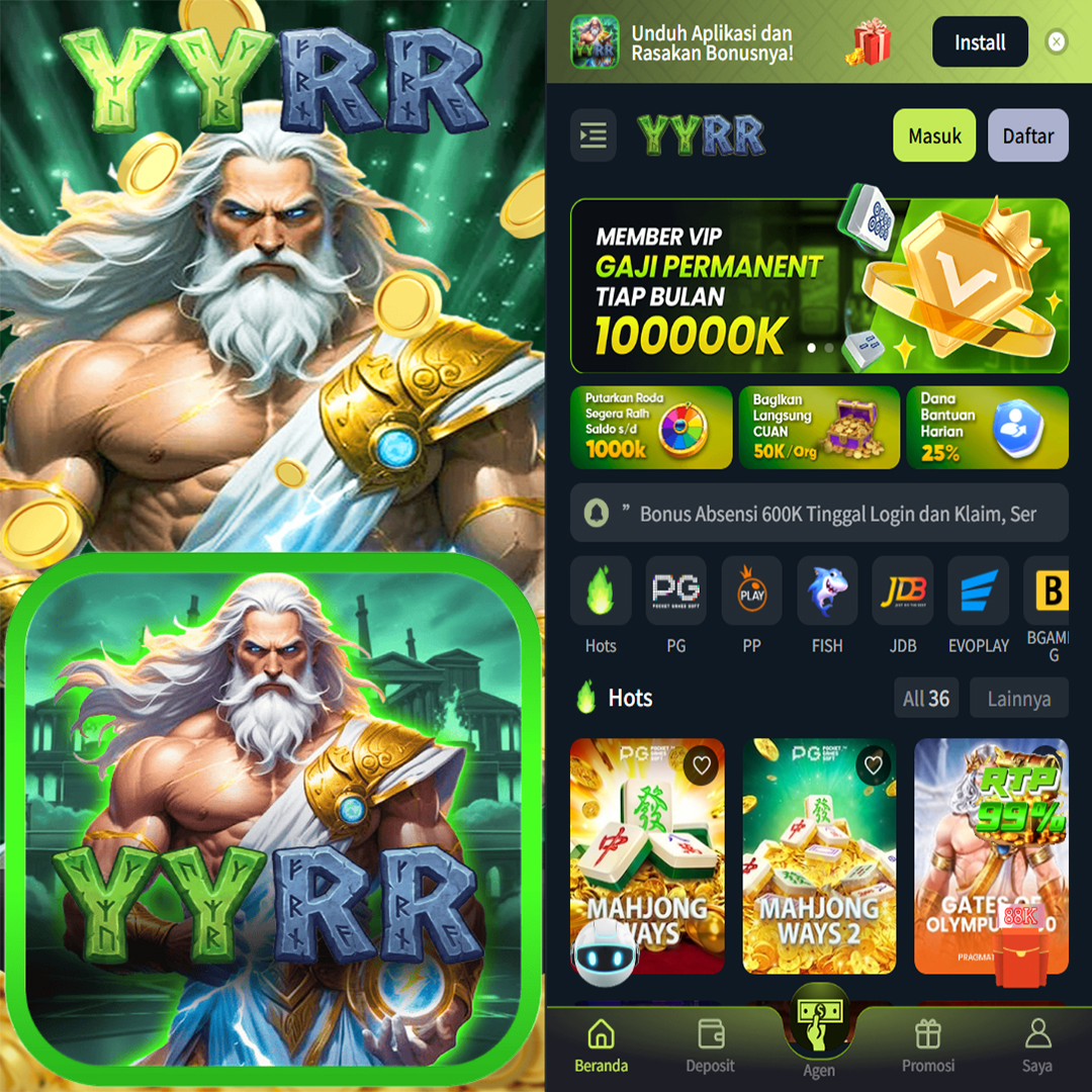 YYRR - Jelajahi Ragam Slot Online dengan Tema Menarik